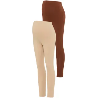 Neun Monate Umstandshose »2 Stück Umstands-Hosen für Schwangerschaft und Stillzeit« 2er Pack Leggings für Schwangerschaft & Stillzeit