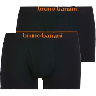 bruno banani Boxershorts Short Quick Access 2er Pack Schwarz