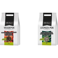 LECHUZA%22VEGGIE-PON 12L%22 Pflanzsubstrat, neutral &%22PON 18Liter%22 Pflanzsubstrat, Neutral