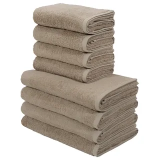 MY HOME Merida Handtuchset 4-tlg. beige