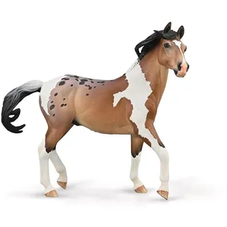 Collecta Mustang Bay Pintoloosa-hengst - Braun/Weiß - One Size