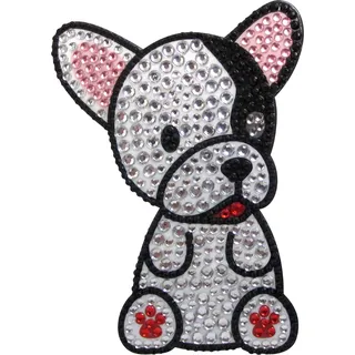 FouFou Dog 92956 Rhinestone Stickers French Bulldog Geschenkidee Aufkleber