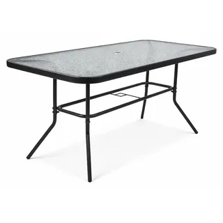 VCM Gartentisch 110 x 55 x 70 cm Grau