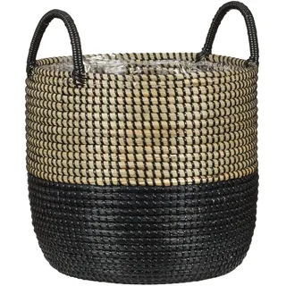Scheurich Seagrass 27 Ø 27 x 23,5 cm Nature Black