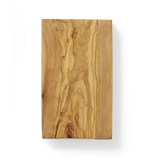 HENDI Servierbrett, aus Olivenholz, Schneidebrett, Holzbrett, Frühstücksbrett, Steakbrett, Küchenbrett, Tapasbrett, rechteckig, ca. 250x150x(H)18mm