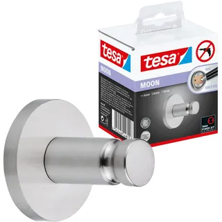 Tesa Handtuchhaken MOON silber, 1 St.