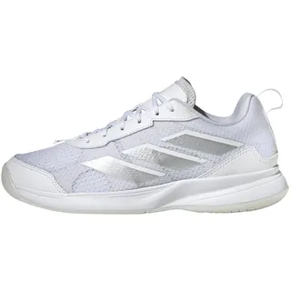 adidas Damen Avaflash Low Tennis Shoes, Cloud White/Cloud White/Silver met, 38 2/3 EU