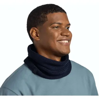 Buff- Schlauchschal Knitted Extreme Kälte, Praktisch, Vielseitig, Modisch, Wärmedämmung, Komfortabel Männlich Weiblich Einheitsgröße Night Blue