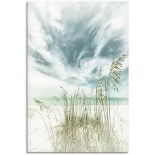 Artland Wandbild »Himmlische Stille am Strand Vintage« Strandbilder 1 Stk. tlg. als Leinwandbild, Poster in verschied. Größen, weiß