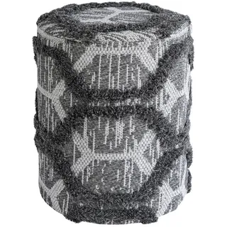 Xxxl Pouf , Grau , Textil , Uni , Füllung: Styroporkugeln , 47x36 cm , Oeko-Tex® Standard 100 , formstabil , Wohnzimmer, Sessel, Hocker & Hockerbänke, Poufs