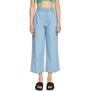 ESPRIT Damen Jeans 062ee1b304, Blue Light Washed, 38W / 26L
