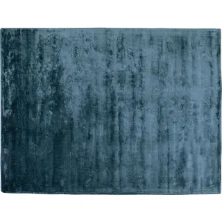 Kare Design Teppich Cosy Ocean 240x170cm, Unterseite Baumwolle, Oberseite: 100% Viskose, Blau