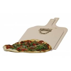 Doppelpack Pimotti Pizzaschaufel / Brotschaufel/ Flammkuchenbrett aus naturbelassenem Sperrholz für Pizzastein