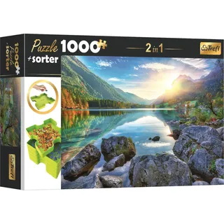 TREFL Puzzle mit Sortierer 2in1 Hintersee, Deutschland 1000 Teile