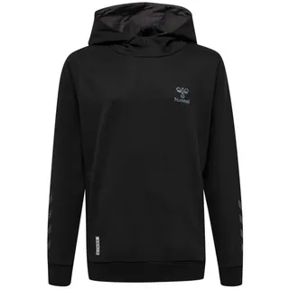 Hummel Offgrid Cotton Kapuzenpullover - Jet Black / Forged Iron - 128 cm