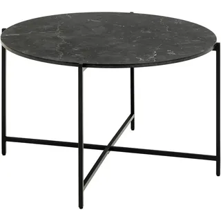 Actona Lamoine Schwarz Metall 70 x 42 cm