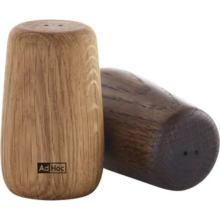 AdHoc Pfeffer- und Salzstreuer Set 2-teilig, Eiche geölt