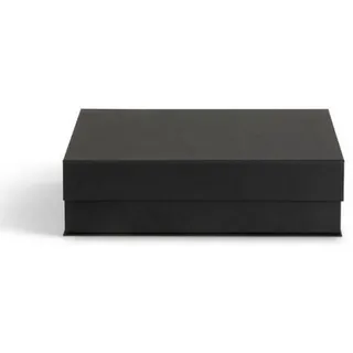 Aufbewahrungsbox , Schwarz , Papier, Karton , 36.5x10.5x25 cm , Ordnen & Aufbewahren, Dekoboxen & Aufbewahrungsboxen, sonstige Boxen