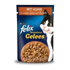 Felix Sensations Gelees Huhn & Karotten 52x85 g
