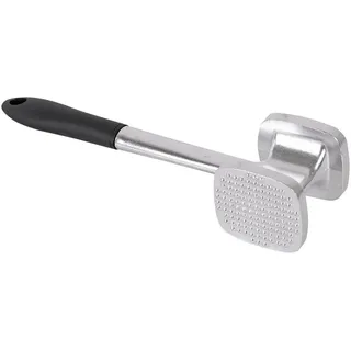 Homeware Profession. Fleischklopfer , Alufarben , Kunststoff , 27.5 cm , Hakenstiel , Küchenzubehör, Küchenhelfer, Küchenutensilien