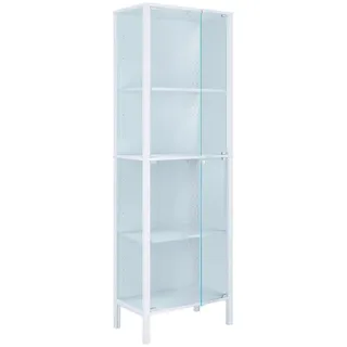 VCM Vitrine Jensol 60 x 35 x 178 cm Weiß