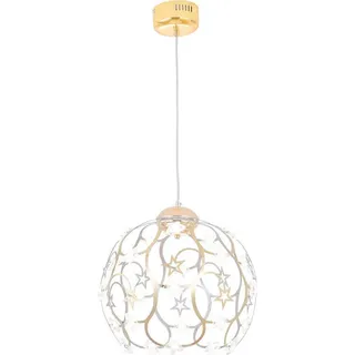 LED Pendelleuchte XW813 Gold inkl Fernbedienung ist die Helligkeit einstellbar A+ Esszimmerleuchte Esszimmerlampe - Gold