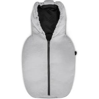 ABC Design Fußsack Tulip Fashion Edition – für Babyschale Tulip – eingearbeitete Schlitze für Gurtführung & sichere Anbringung des Gurtsystems im Auto – Farbe: mineral