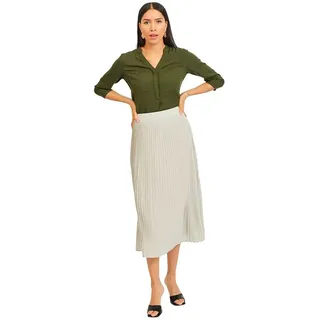 Vila Milina Hoch Taillierter Midi-rock - Dove - 42