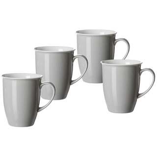 Ritzenhoff & Breker Kaffeebecher-Set Doppio, 4-teilig, Grau