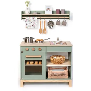 Musterkind MUSTERKIND® Spielküche »Magnolia, salbei/natur«,