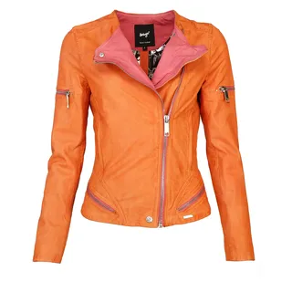 Maze Lederjacke »Lederjacke Diamond«, orange