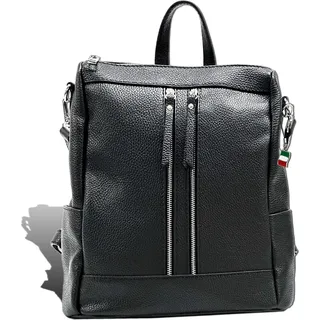 Drachenleder Florence Rucksack Schwarz