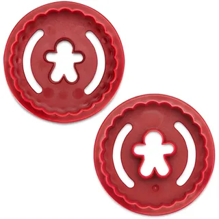 Städter Linzer-Ausstecher Lebkuchenmann-gewellt-doppelseitig