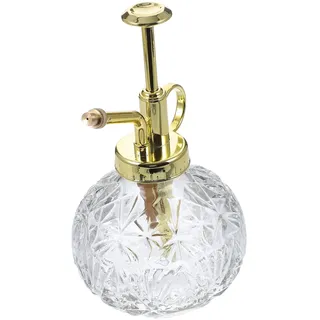 Garneck Kleine Glas Sprühflasche Für Pflanzen – Vintage Gießkanne in Gold Für Zimmerpflanzen Und Gartenbewässerung – Eleganter Blumensprüher Für Sukkulenten Und Hängepflanzen