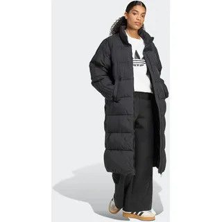 adidas Originals Winterjacke »LONG PUFFER« Langer Mantel aus Kunstdaunen, schwarz
