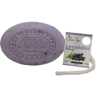 Olive-Spa - Handgemachte Kordel-Seife mit Lavendel-Duft 175 g