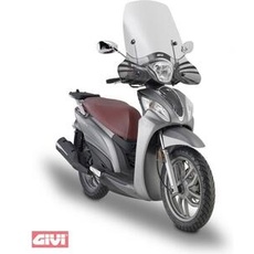 Givi Windshield transparent, 460 mm high, 680 mm wide for Kymco People One (13-20) | D6116STG