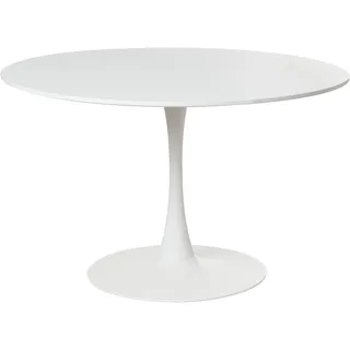 Beliani Esszimmertisch Ø 120 cm weiß