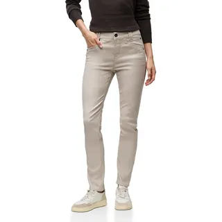 Street One Slim Fit Coated Hose Dark Moonstone Sand 42