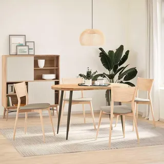 vidaXL Konsolentisch Beine Konische Form 4 Stück Naturstahl 72-73cm Stahl - Braun