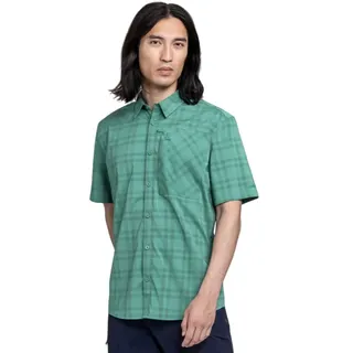 Schöffel Wanderhemd Frolya (UV-Schutz, Brusttasche) kurzarm grün Herren