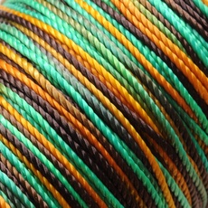 Ganzoo © Takel-Garn, Takel-Cord Faden Dip-Dye für Armband, Hunde-Leine, Halsband, 40 Meter auf der Spule (Jungle)