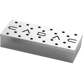 CADAC Smoker Box - Edelstahl Räucherbox 23x9x4cm - für Gas- und Kohlegrills