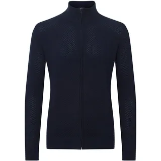 Strickjacke SOLID "Strickjacke SDKody", Herren, Gr. 3XL, blau (insignia b), Obermaterial: 100% Baumwolle CO., Strickjacken Strickjacke