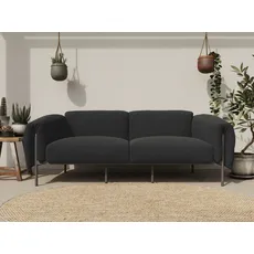 andas 3-Sitzer »Lumi Loungesofa«, Outdoor Gartensofa, wetterfeste Materialien, Breite 228 cm, schwarz