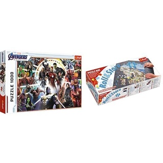 Bundle Trefl Puzzle 10626 Marvel, Avengers: Ende des Spiels-Puzzle 1000 Elemente, 1000 Steine + Trefl 500-3000 Puzzlematten