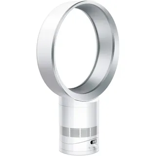 Tischventilator DYSON "Cool CF1, kraftvoll, leise, energiesparend", weiß, silber, B:14,7cm H:55cm T:35,5cm, Ventilatoren, Tischventilator, mit Sleep-Timer und magnetischer Fernbedienung