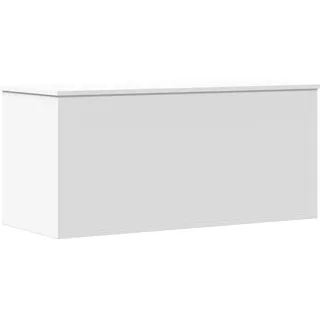 vidaXL Truhe Weiß 100x42x46 cm Holzwerkstoff - Weiß