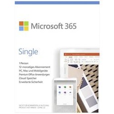 Bild 365 Single 1 Lizenz Android, iOS, Mac, Windows Office-Paket