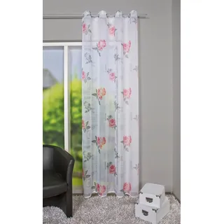 HOME WOHNIDEEN »AMORE« Ösen 1, Stk. tlg. HxB: 245x140, Romantischer Ösenschal,